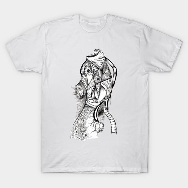 Abstract Occult Jargon T-Shirt by thealchemistdru